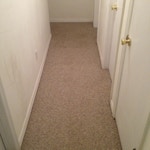 carpet cleaning results hallway after