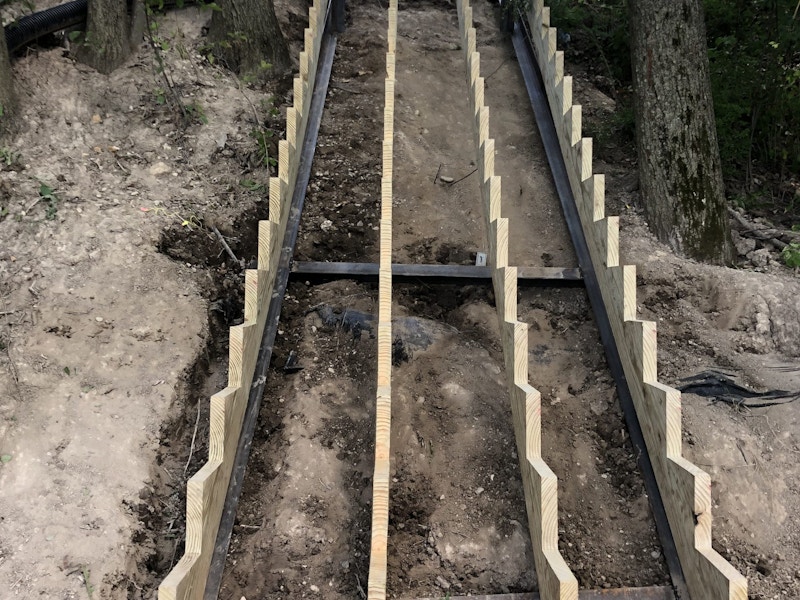 new exterior stairs installation-2_Kansasville, WI