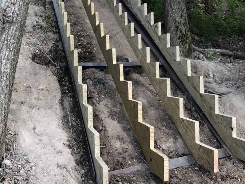new exterior stairs installation-4_Kansasville, WI
