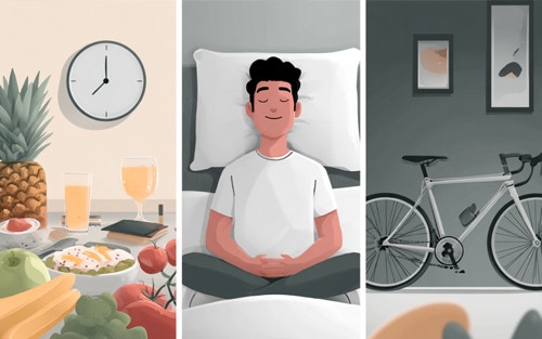 sleep, physical activity, and healthy diet to manage stress