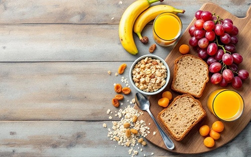 carbohydrate-rich foods essential for runners' nutrition